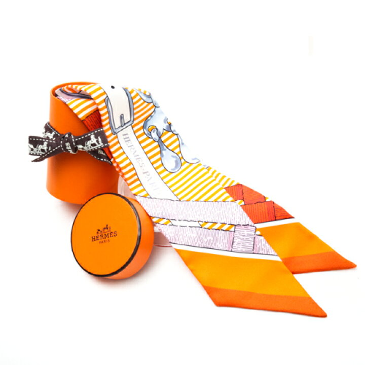 楽天市場】【未使用】 エルメス HERMES ツイリースカーフ シルク 