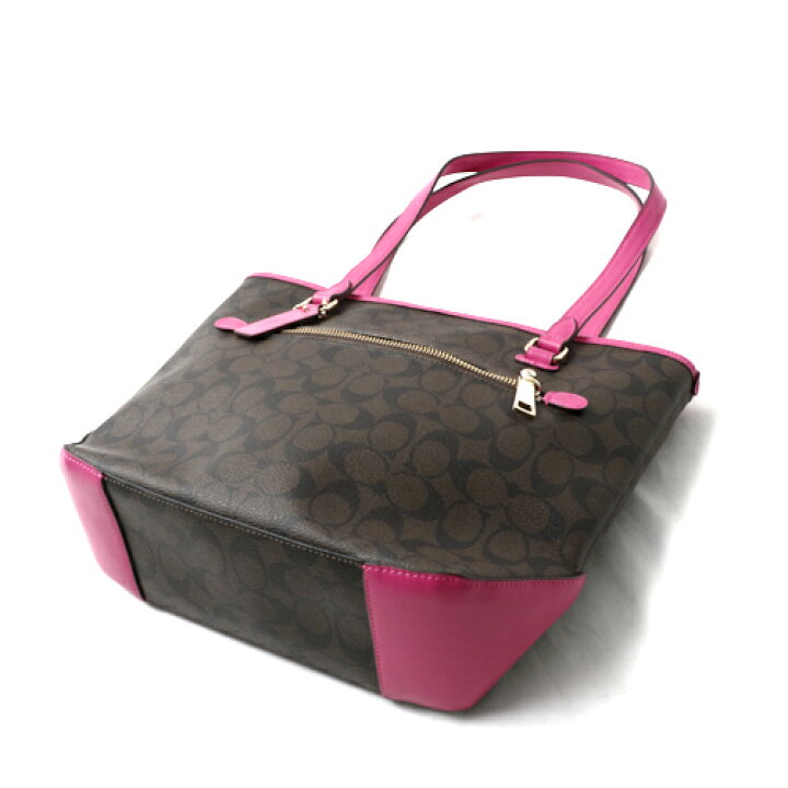 楽天市場】コーチ COACH トートバッグ F23867 シグネチャー レザー PVC 