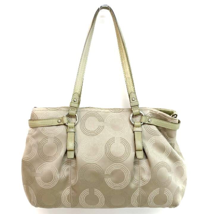 楽天市場】【中古】 コーチ COACH トートバッグ 16366 オプアート  