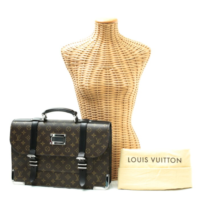 Louis Vuitton Larry Macassar LV Monogram Briefcase M92292 - New in Box
