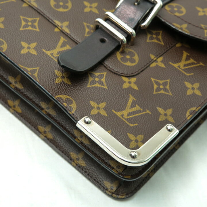 Louis Vuitton Larry Macassar LV Monogram Briefcase M92292 - New in Box