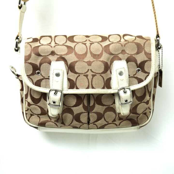 楽天市場】コーチ COACH ショルダーバッグ 6849 キャンバス レザー 