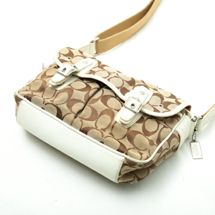 楽天市場】コーチ COACH ショルダーバッグ 6849 キャンバス レザー 