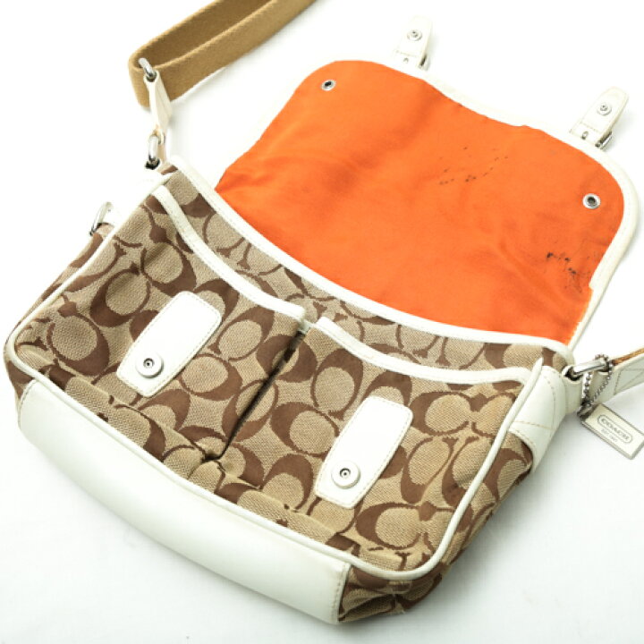楽天市場】コーチ COACH ショルダーバッグ 6849 キャンバス レザー 