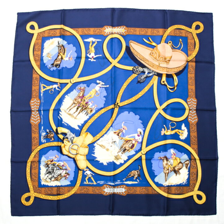 楽天市場】未使用・展示品 エルメス HERMES スカーフ カレ90 シルク  