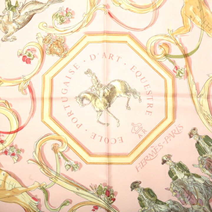 楽天市場】エルメス HERMES スカーフ カレ90 シルク ECOLE PORTUGAISE  