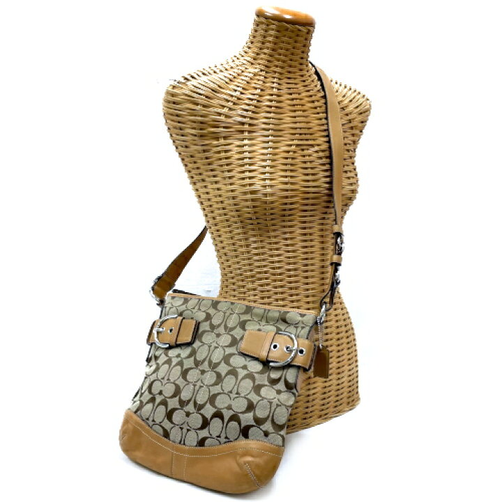 楽天市場】コーチ COACH ショルダーバッグ キャンバス レザー F03574  