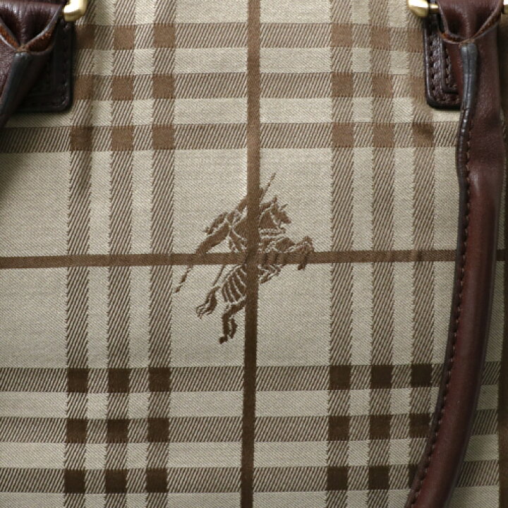 楽天市場】バーバリー BURBERRY トートバッグ チェック柄 馬柄 肩掛け 