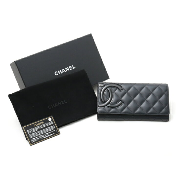 楽天市場】【美品】 シャネル CHANEL 財布 長財布 A50077 ココマーク 