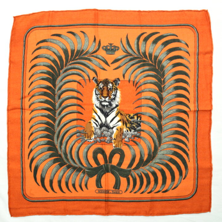 楽天市場】エルメス HERMES カレ45 プチカレ スカーフ カシミヤ シルク  