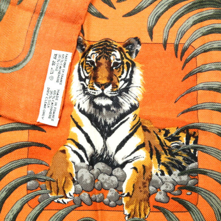 楽天市場】エルメス HERMES カレ45 プチカレ スカーフ カシミヤ シルク  