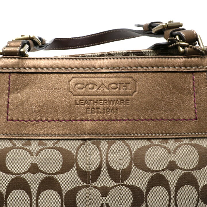 楽天市場】コーチ COACH トートバッグ 8K49 シグネチャー レザー 
