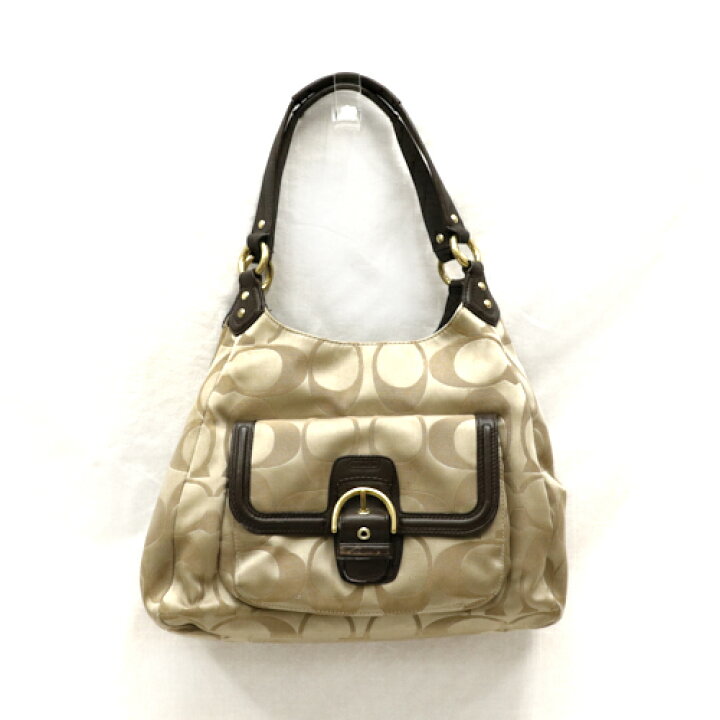 楽天市場】コーチ COACH ショルダーバッグ F24742 シグネチャー サテン 
