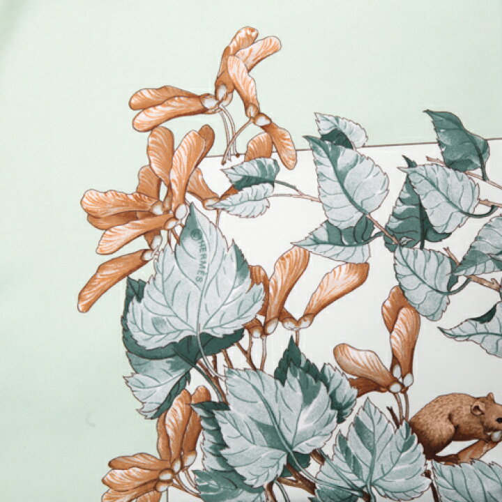 HERMES/エルメス 森の中で カレ90 シルク スカーフ b_057（エルメス 