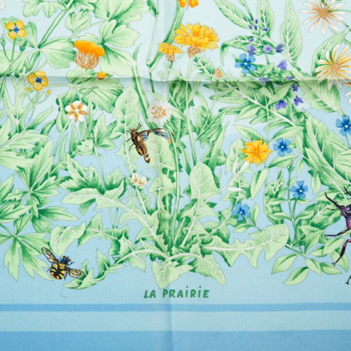 楽天市場】エルメス HERMES スカーフ カレ90 シルク LA PRAIRIE 草原 