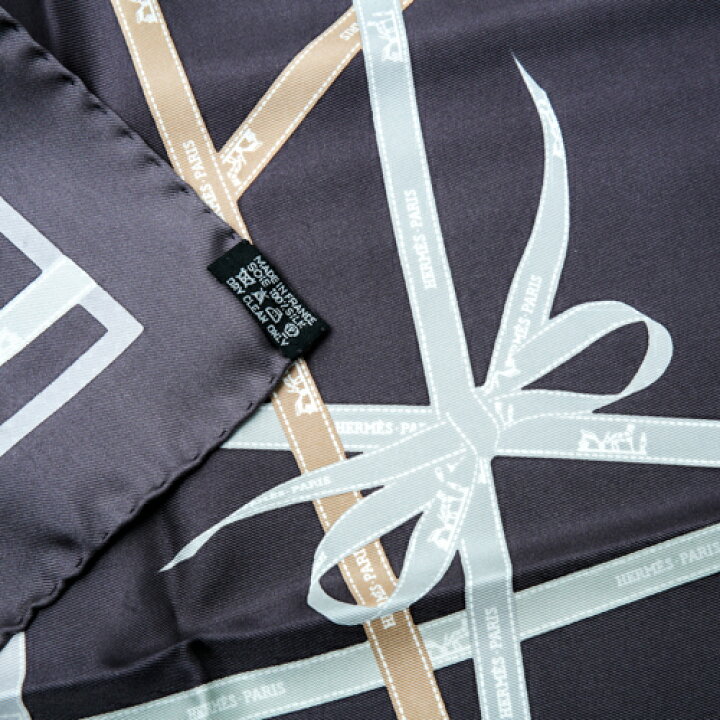 楽天市場】エルメス HERMES スカーフ カレ45 プチカレ BOLDUC RIBBON  