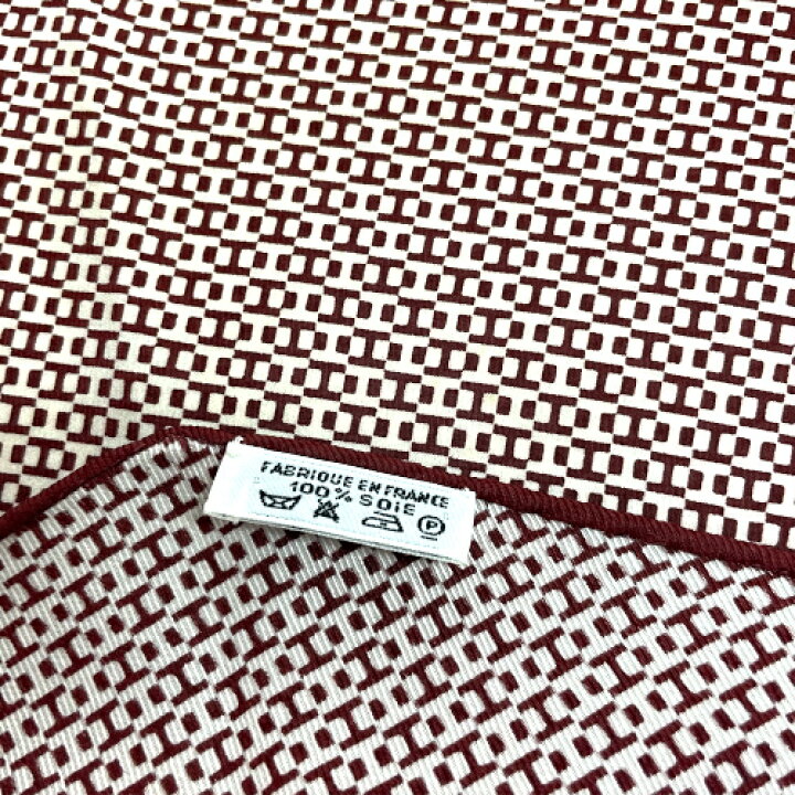 楽天市場】エルメス HERMES スカーフ シルク ロザンジュ H柄 ひし形 