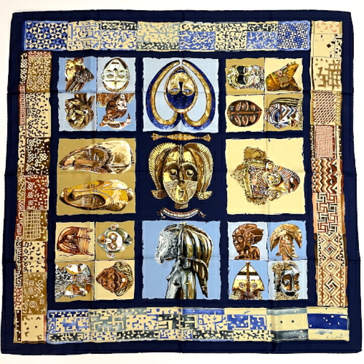 楽天市場】エルメス HERMES スカーフ カレ 90 シルク PERSONA ペルソナ  