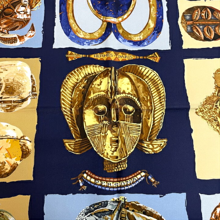 楽天市場】エルメス HERMES スカーフ カレ 90 シルク PERSONA ペルソナ  