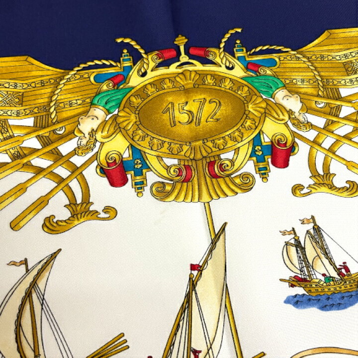楽天市場】エルメス HERMES スカーフ カレ 90 シルク VOILES DE 