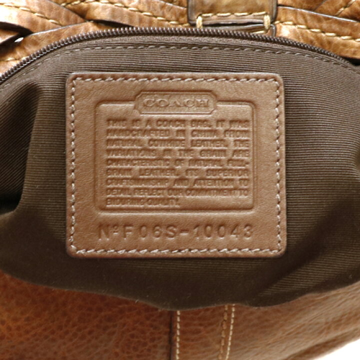楽天市場】コーチ COACH ショルダーバッグ 10043 レザー ワン 