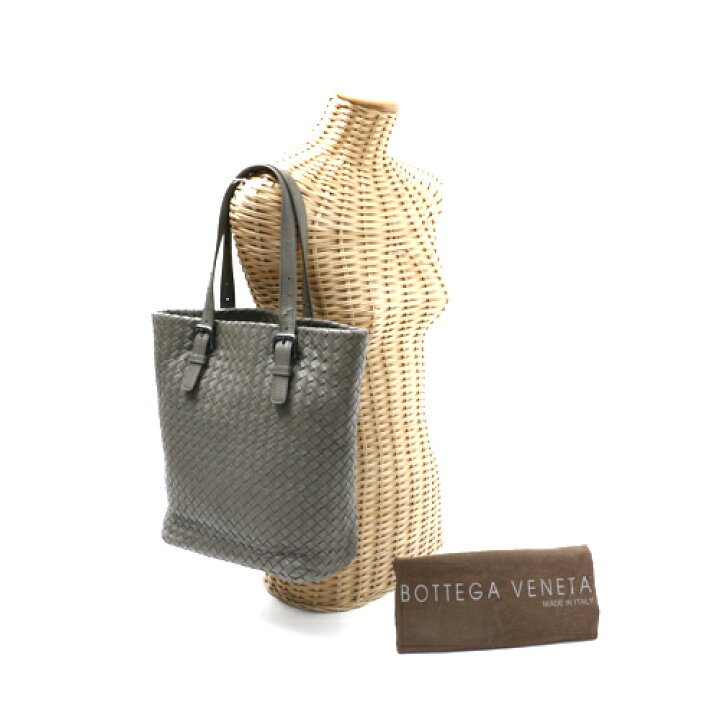 楽天市場 ボッテガヴェネタ Bottega Veneta トートバッグ Bh カーフレザー イントレチャート ブランド 肩掛け レディース メンズ カーキ グレー Tkbv1074 P O S H Online Store 楽天市場店