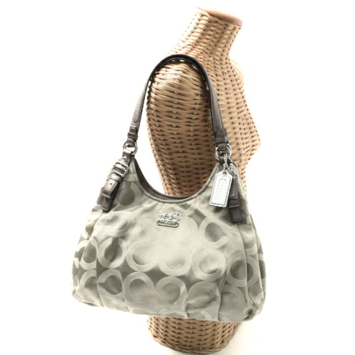 楽天市場】コーチ COACH ハンドバッグ 17689 オプアート ナイロン 