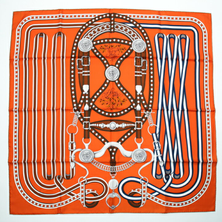 楽天市場】未使用 エルメス HERMES スカーフ カレ90 シルク GRAND 