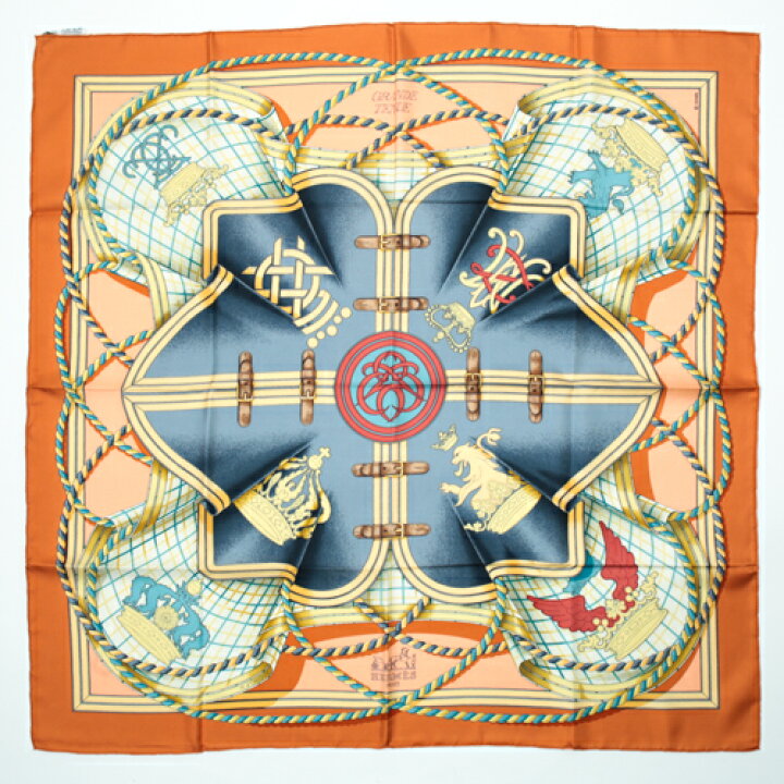 楽天市場】未使用 エルメス HERMES スカーフ カレ90 シルク GRANDE 
