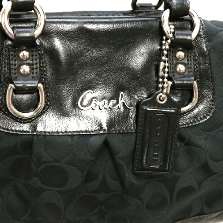 楽天市場】コーチ COACH ハンドバッグ F15443 シグネチャー ナイロン 