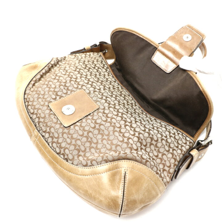 COACH コーチ ソーホー シグネチャー ワンショルダー ブラウン 6808  