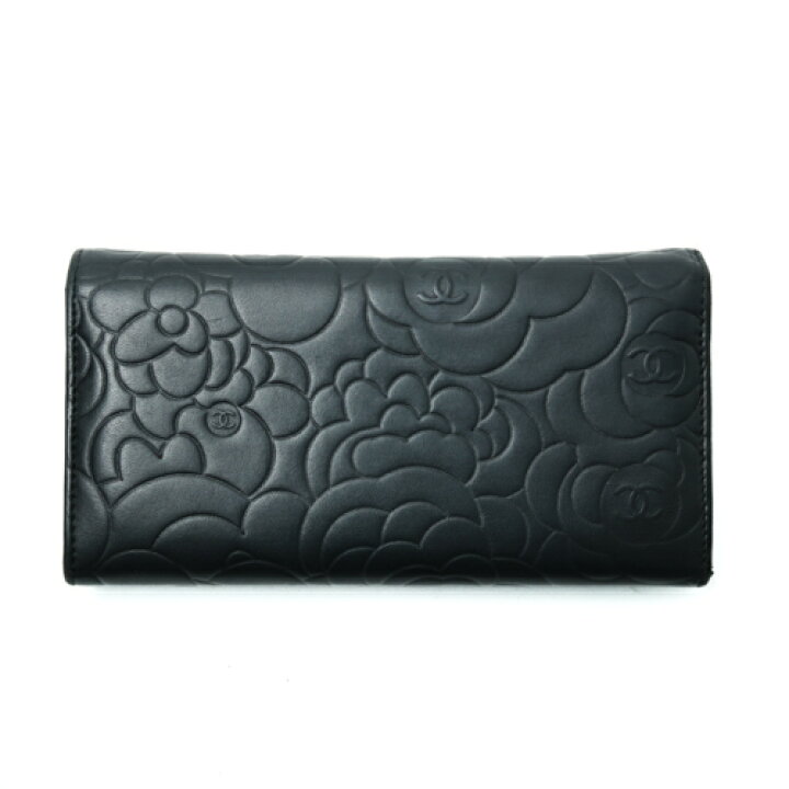 楽天市場】シャネル CHANEL カメリア A82283 長財布 二つ折り ココ  