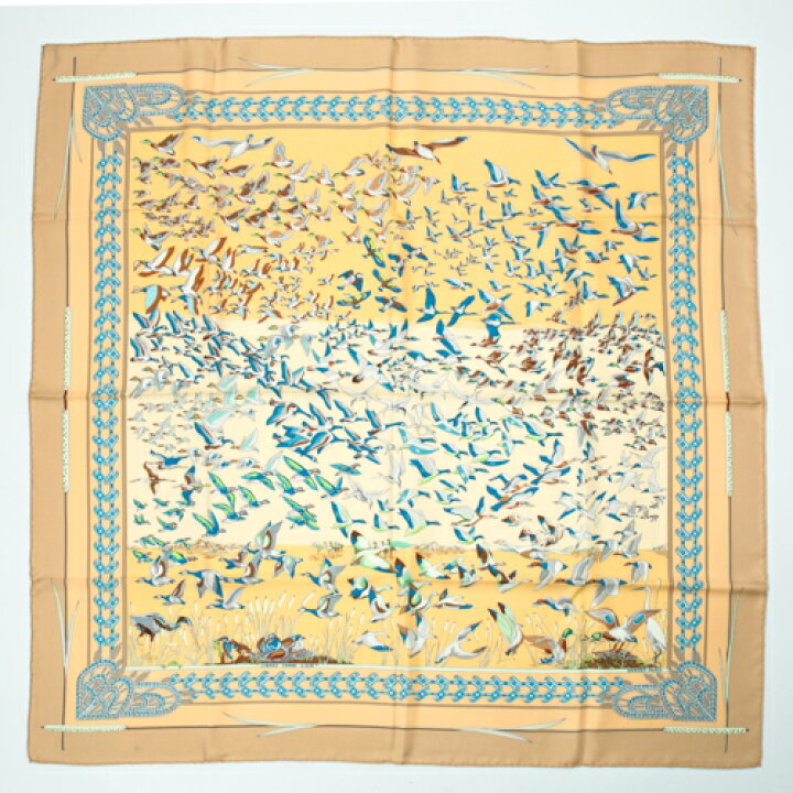 楽天市場】エルメス HERMES スカーフ カレ90 シルク LIBRES COMME L  