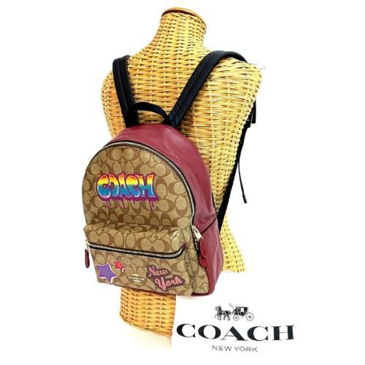 楽天市場】コーチ COACH ミニリュック F31499 シグネチャー レザー PVC 