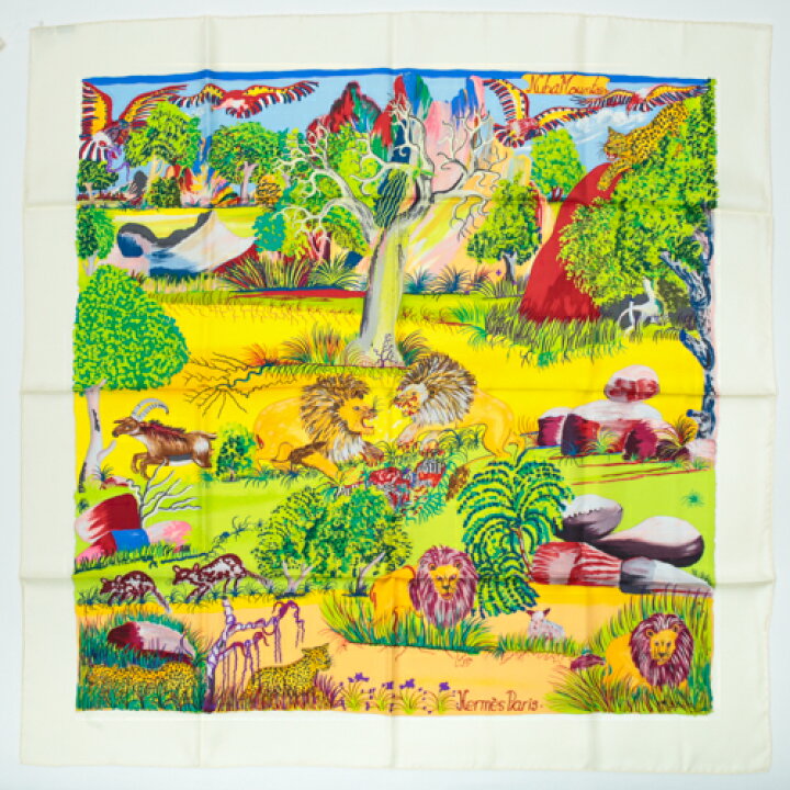 HERMESエルメス大判スカーフヌバマウンテン未使用 