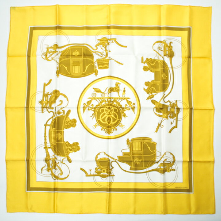 楽天市場】未使用 エルメス HERMES スカーフ カレ90 シルク EX-LIBRIS 