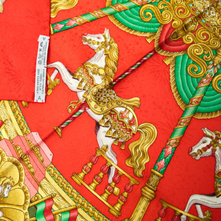 楽天市場】エルメス HERMES スカーフ カレ90 シルク LUNA PARK  