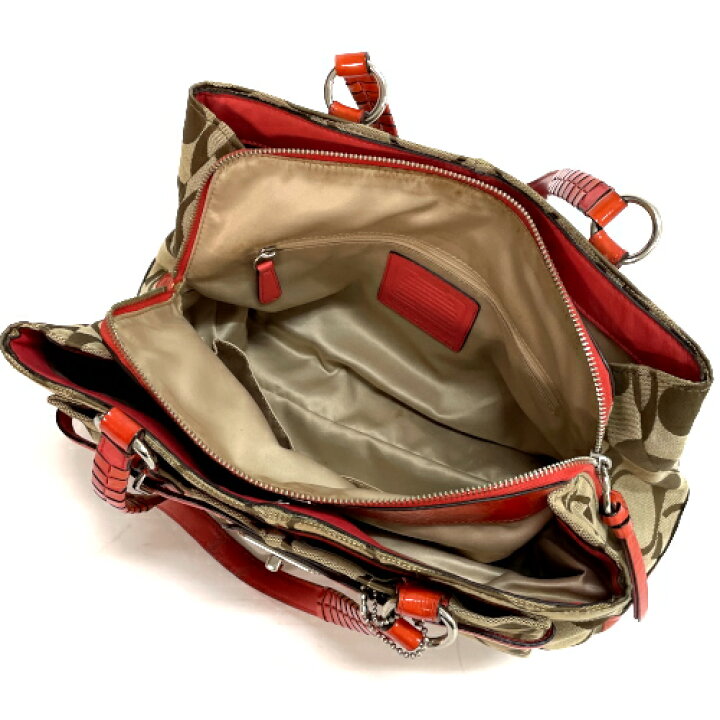 楽天市場】バッグコーチ COACH ハンドバッグ 18966 シグネチャー 