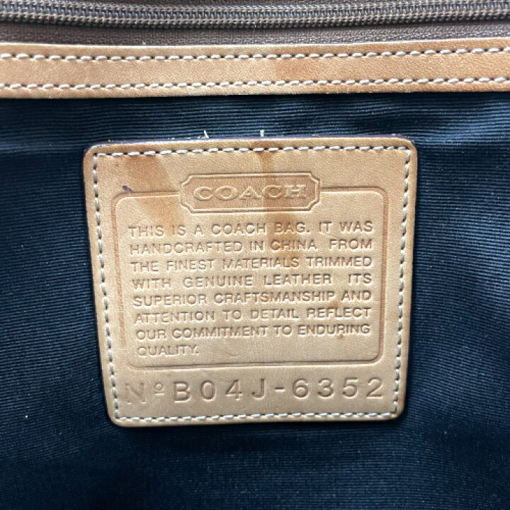 楽天市場】バッグコーチ COACH トートバッグ 6352 シグネチャー レザー  