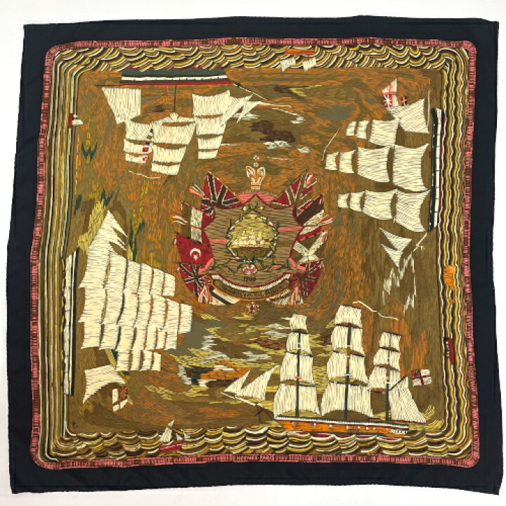 楽天市場】エルメス HERMES スカーフ カレ90 シルク HENRY F SMITH  