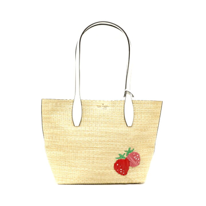 楽天市場】未使用 ケイトスペード KATE SPADE トートバッグ ストロー  