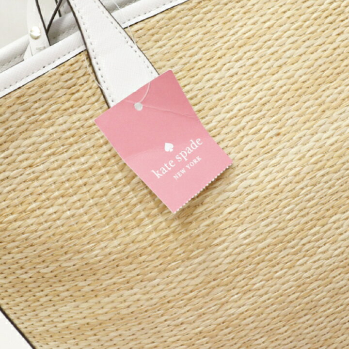 楽天市場】未使用 ケイトスペード KATE SPADE トートバッグ ストロー  