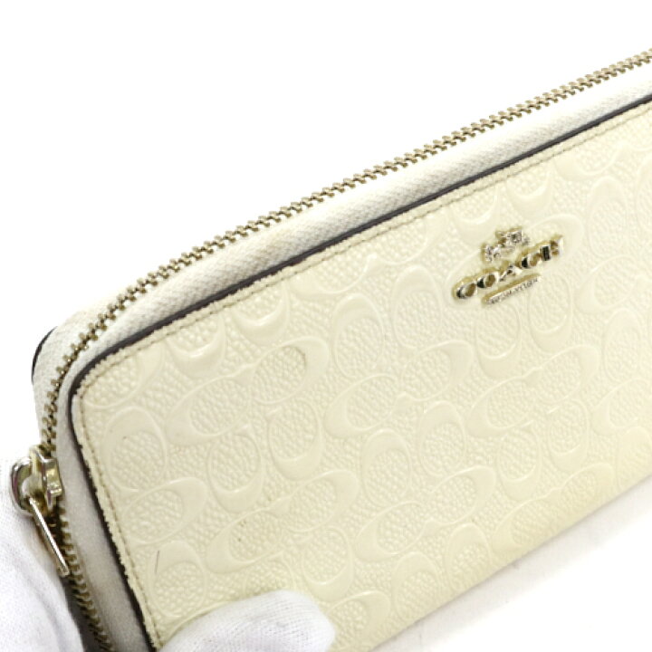 楽天市場】コーチ COACH 長財布 パテント レザー シグネチャー 