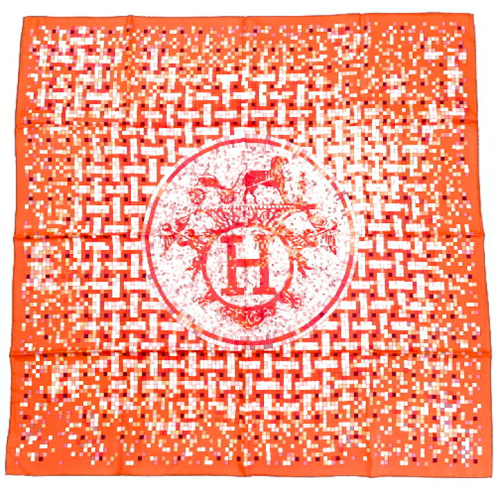 楽天市場】未使用 エルメス HERMES スカーフ カレ90 シルク 