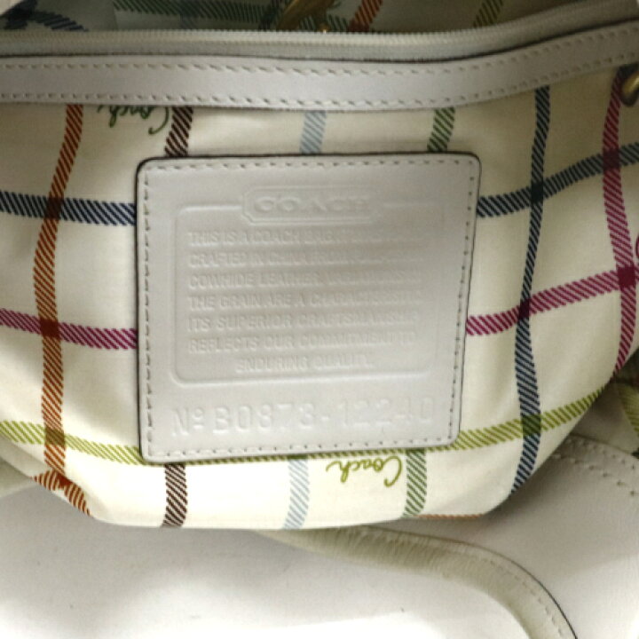 楽天市場】コーチ COACH トートバッグ レザー 12240 肩掛け 
