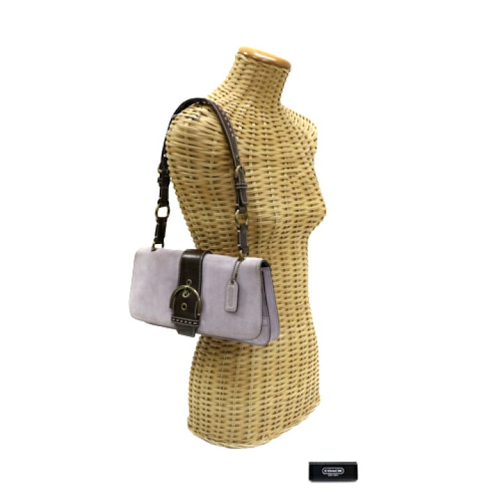 楽天市場】コーチ COACH ショルダーバッグ レザー スエード 9663  