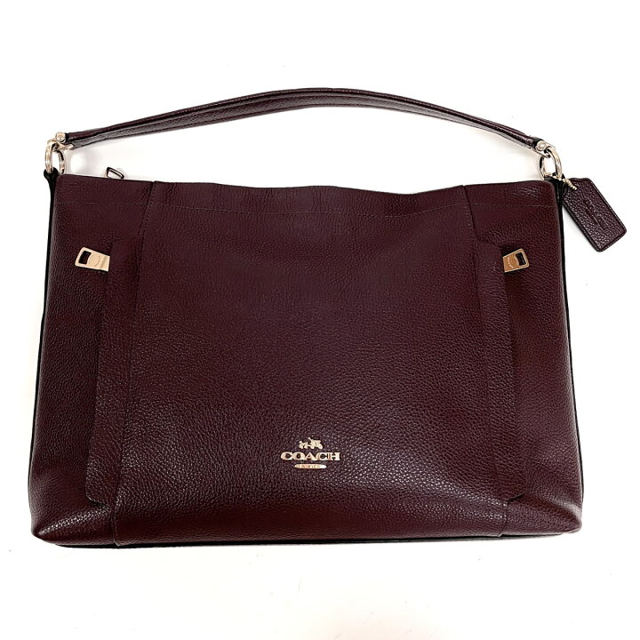 楽天市場】コーチ COACH スカウトホーボー ぺプルドレザー ショルダー 