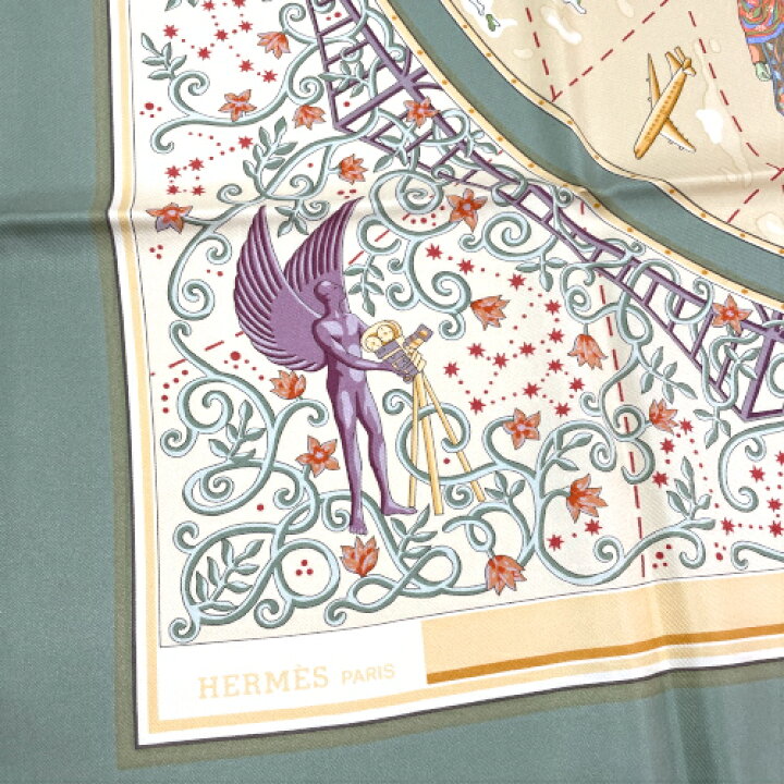 楽天市場】未使用 エルメス HERMES スカーフ カレ90 シルク www.hermes  