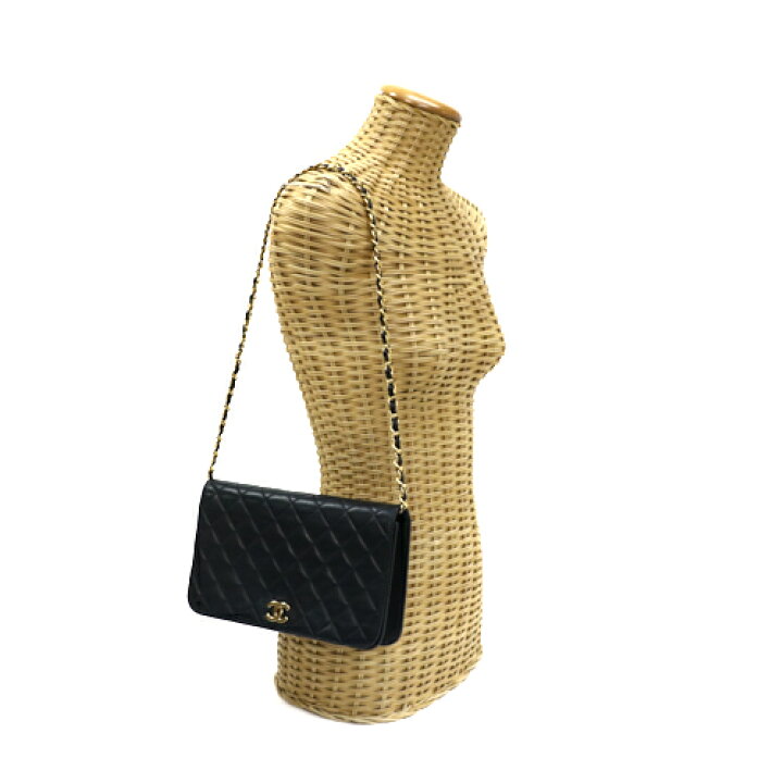 楽天市場】シャネル CHANEL チェーンショルダー ラムスキン フル  