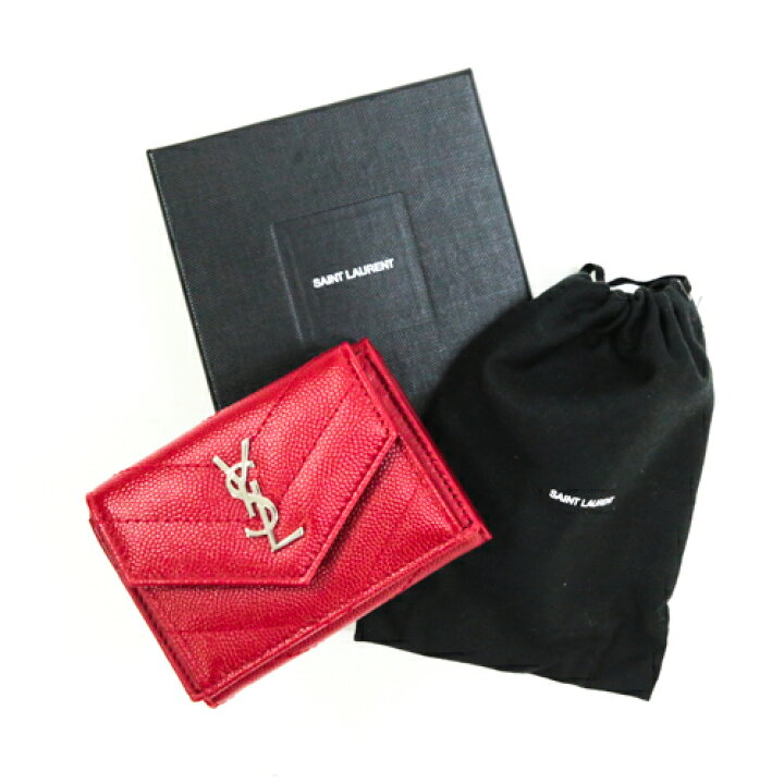 楽天市場】サンローラン SAINT LAURENT タイニー コンパクトウォレット 